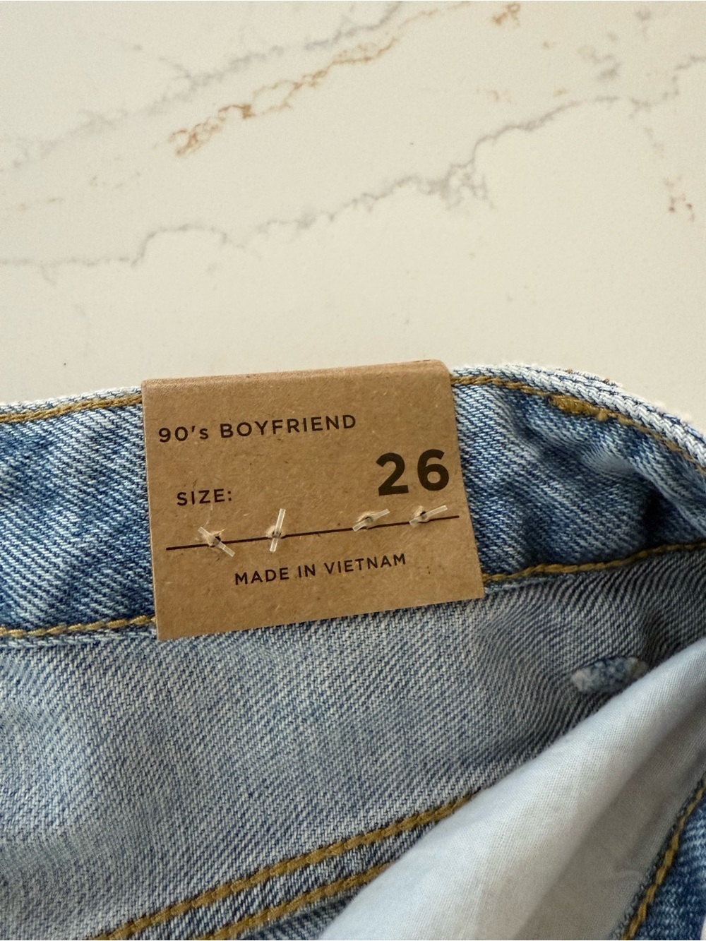 PacSun Light Blue Straight-Leg 90’s Boyfriend Jeans - Picture 4 of 7